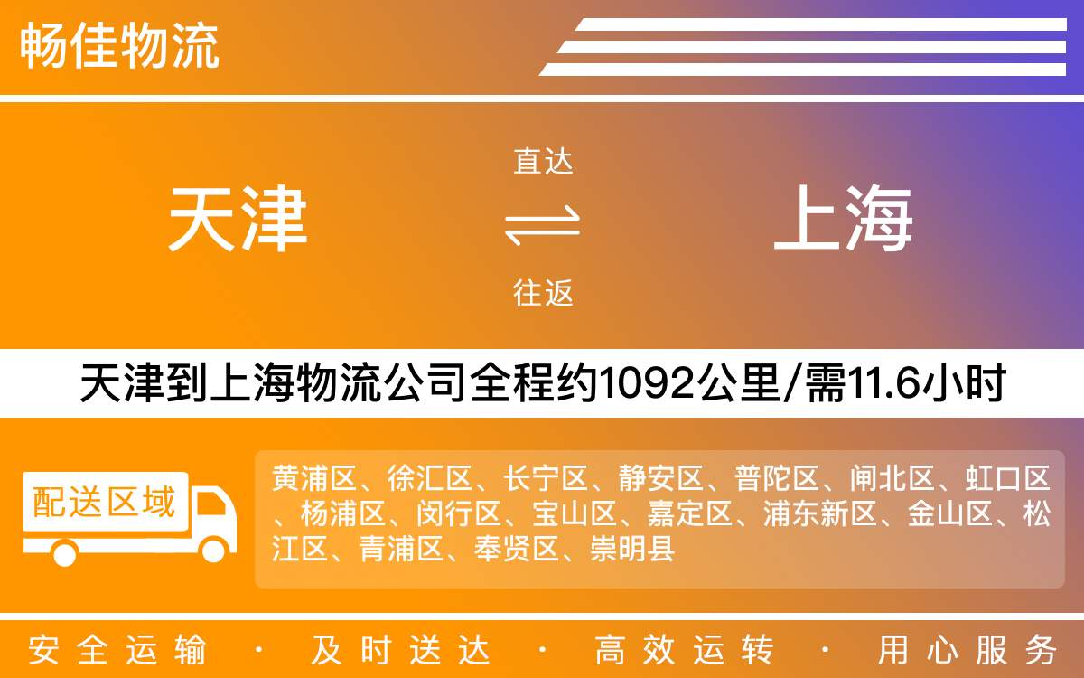 天津到上海物流公司|天津到上海物流专线|天津物流到上海